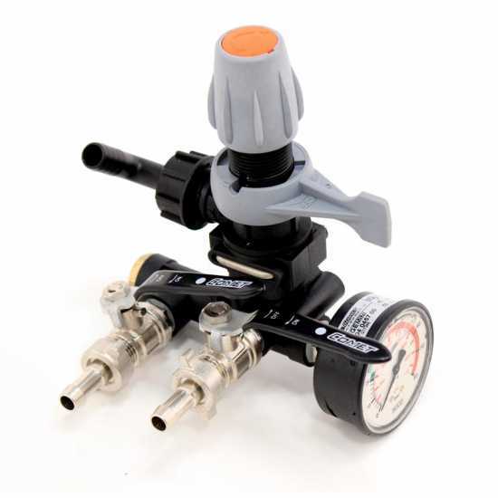 Pressure adjustment control unit on pump - Comet GCP Gemini 2 ways