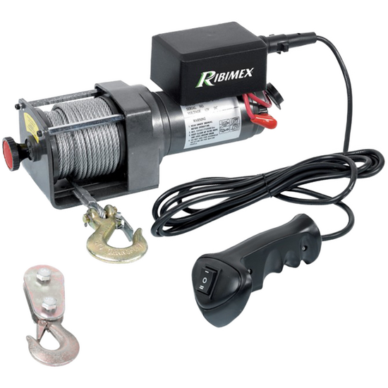 Ribimex PE12V/2500 - 12V Battery Electric Winch - 3 HP