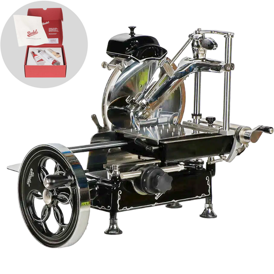 BERKEL B2 Black - Flywheel Slicer - 265 mm Steel Blade