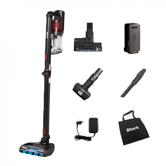 Shark Powerfins IZ300EUT - Vacuum Cleaner - Electric Broom - 21.6V 1.9Ah Battery - with Pet Kit