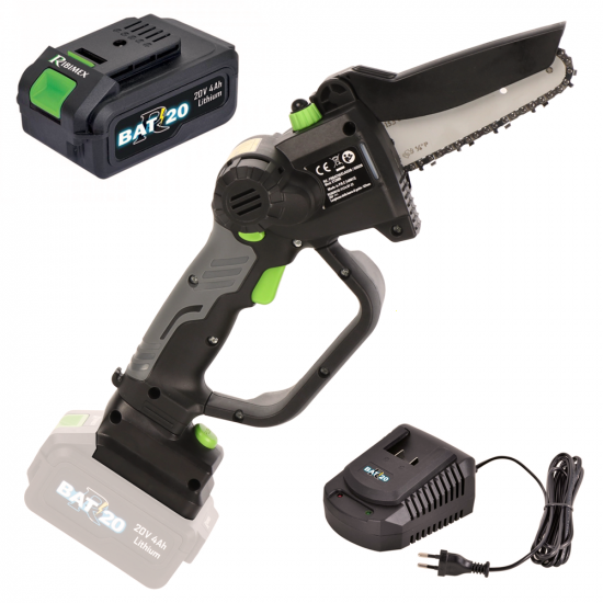 Ribimex PRBAT20/ELAG - Battery-powered Hand-operated Pruner - 20V/4Ah