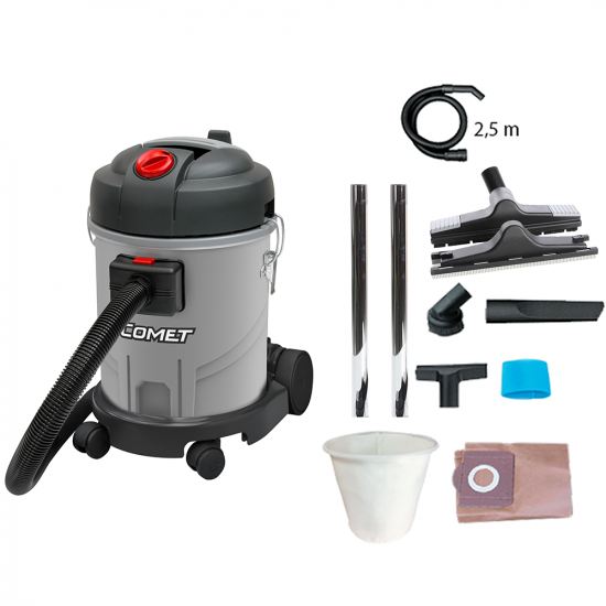 Comet CVP 120 P - Vacuum cleaner - 20 l - Solids and liquids - 1400 W