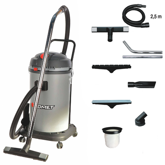 Comet CVP 265 P - Vacuum cleaner - 65 l - Dust and liquids - 2400 W