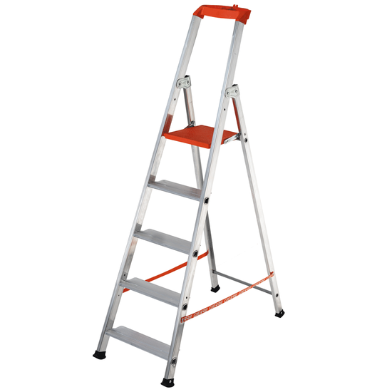 Gierre Stabila AL720DS - 5 steps, 1.71 m - Aluminium ladder with stand