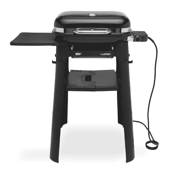 Weber Lumin Compact with stand - Portable electric barbecue