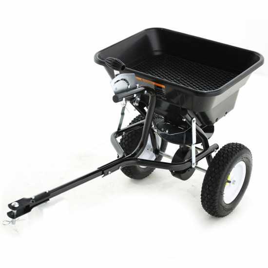 Geotech Trailed Compost Spreader and Seeder for Riding-on Mowers