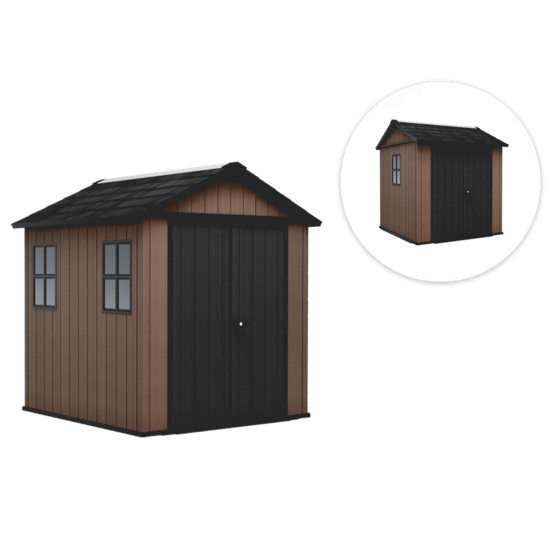 Keter Newton plus 757/775 - Garden shed - With windows