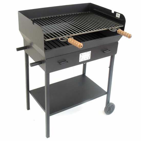 Cruccolini Massa 69x45 Charcoal and Wood-fired Barbecue in Heavy-duty Sheet Metal