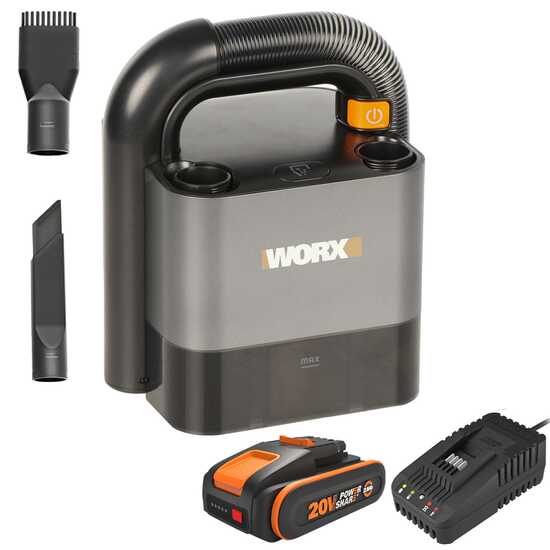 Worx WX030 - Cordless Handheld Vacuum Cleaner - 20V 2.0Ah
