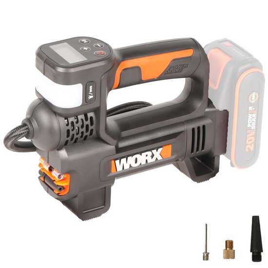 Worx WX092.9 - Cordless Electric Compressor - WITHOUT BATTERIES AND CHARGER