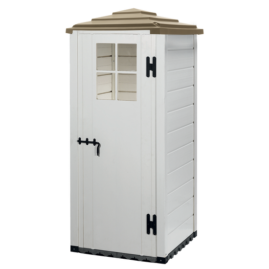Garofalo Tuscany Evo 80 Pagoda - Tool Shed - With Window - 82.5x82.5x198 cm