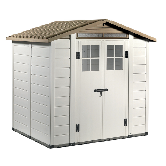 Garofalo Tuscany Evo 200 - Garden Shed - With Windows and Double Door