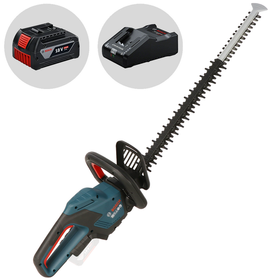 Bosch Professional GHE 18V-50 - 18V/4Ah battery-powered hedge trimmer - 50 cm blade