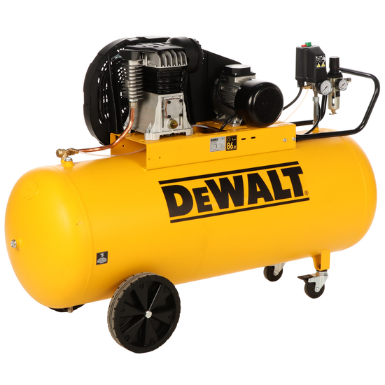 DeWalt DXCMB3T200HE - Three-phase electric belt air compressor - 3 HP Motor &ndash; 200 lt
