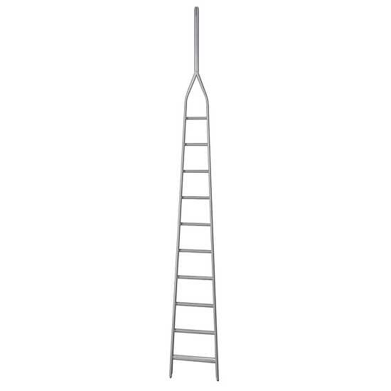 S8000 10/1 aluminium pruning ladder, 4 metres, 10 steps