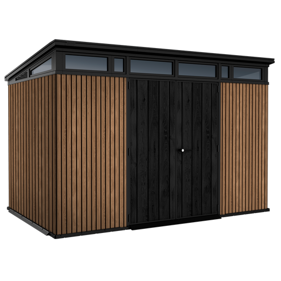 Keter Signature Venetian 11x7 - Garden shed - With double door - 340x218x226 cm