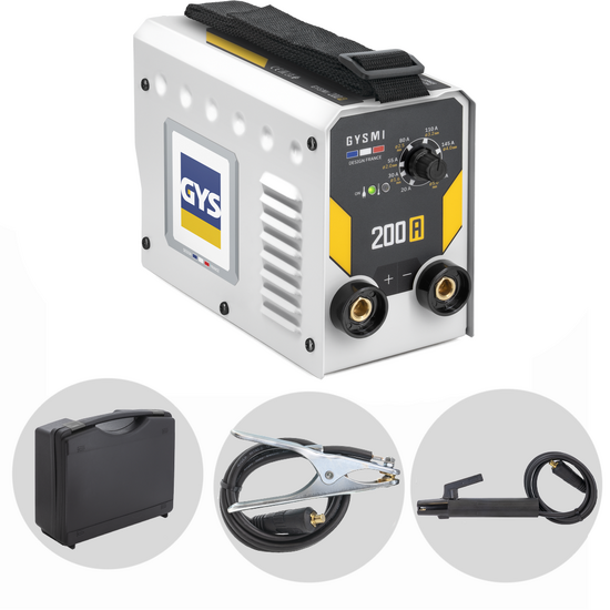 Gys Gysmi 200A - Inverter Welder (MMA) - Carrying Case Kit - Direct Current (DC)