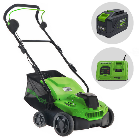 Greenworks GD48SC36 - battery-powered aerator  - 48V 5Ah