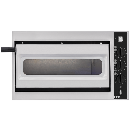 Prismafood SMALL BASIC ALTO 1/40 VETRO 2T - Electric pizza oven - 2 thermostats