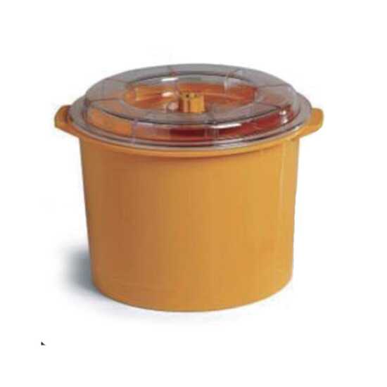 4-litre vacuum container with lid - professional - diameter 22 cm