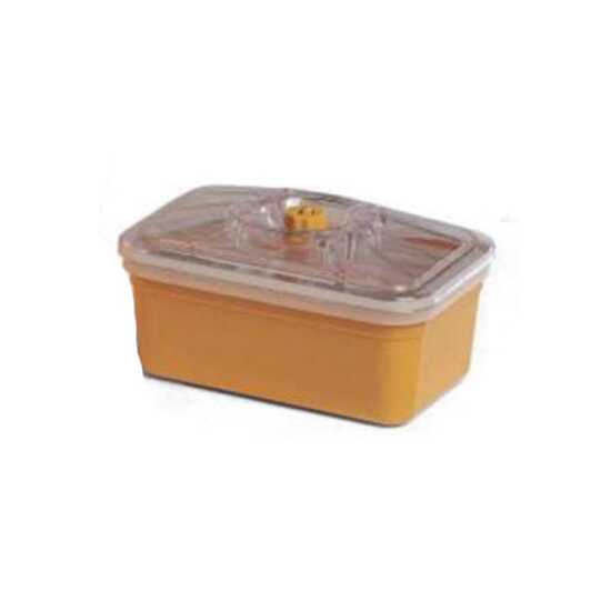 Vacuum container 20x13 - height 8cm - with lid - professional
