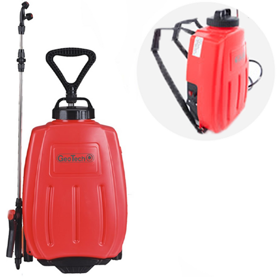 GeoTech KF-16C-11 - Electric Shoulder Sprayer Pump + Trolley - 12L