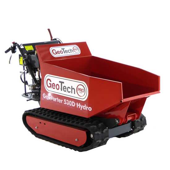 GeoTech Pro tracked power barrow-minidumper GeoPorter 530D Hydro - 500 kg