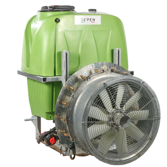 Seven Italy 400 - Tractor-mounted Mist Blower for Spraying - Capacity 400 L - APS 71 Pump