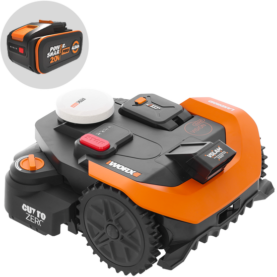 Worx Landroid Vision Cloud  WR312E - Robot Lawn Mower - Without Installation
