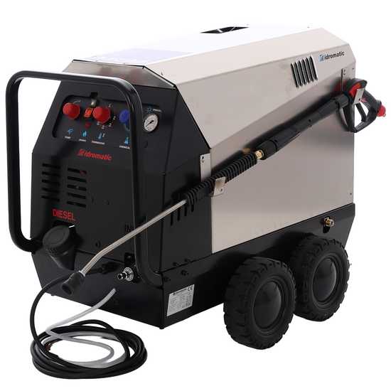 Idromatic Astra 200.15 - Three-phase Industrial Hot Water Pressure Washer - 200 bar - 900 L/h
