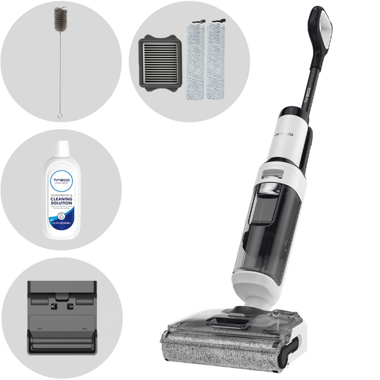 Tineco Floor One S5 Stretch Extreme &ndash; Smart Battery-powered Floor Scrubber &ndash; 3-in-1: Washes, Dries and Vacuums
