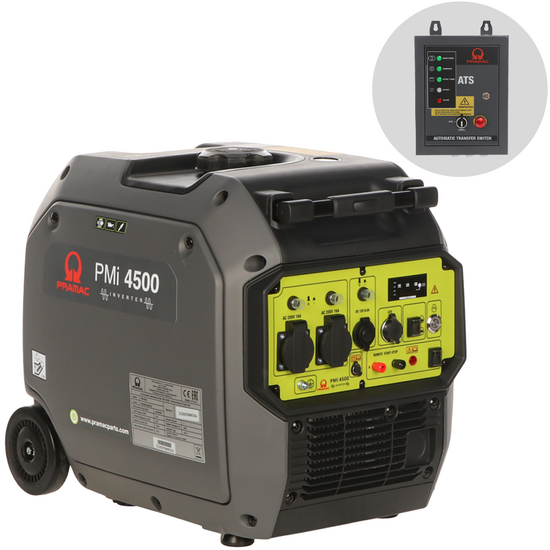 Pramac PMi 4500 - Power Generator - 4.2 kW - DC 3.8 kW Single-phase - ATS Panel Included