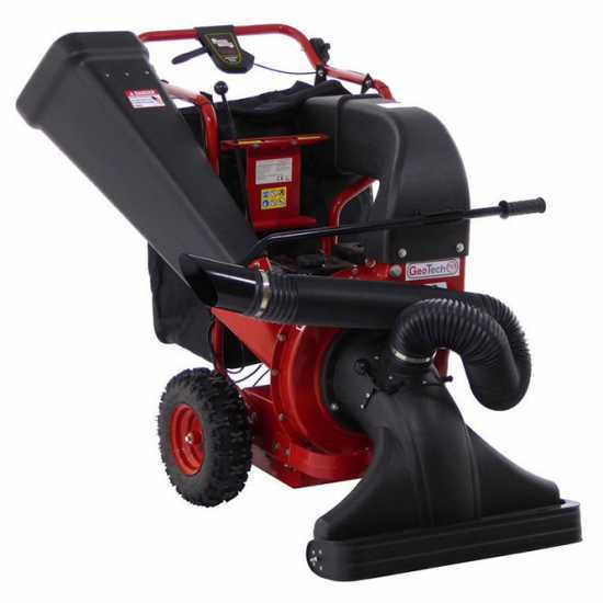 GeoTech LV650 SPL Deluxe - Self-propelled petrol leaf vacuum-garden shredder - Loncin 6.5 HP