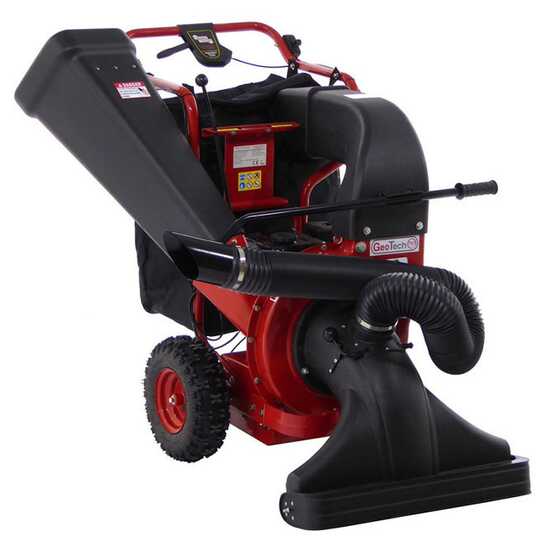 GeoTech Pro LV650 SPL Deluxe - Self-propelled petrol leaf vacuum-garden shredder - Loncin 6.5 HP