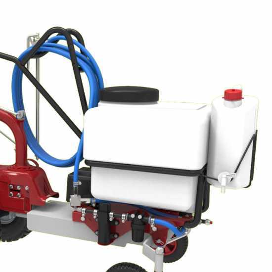 50 L Spray Tank Accessory with electric pump and battery on standard kit - suitable for P70 two wheel tractor