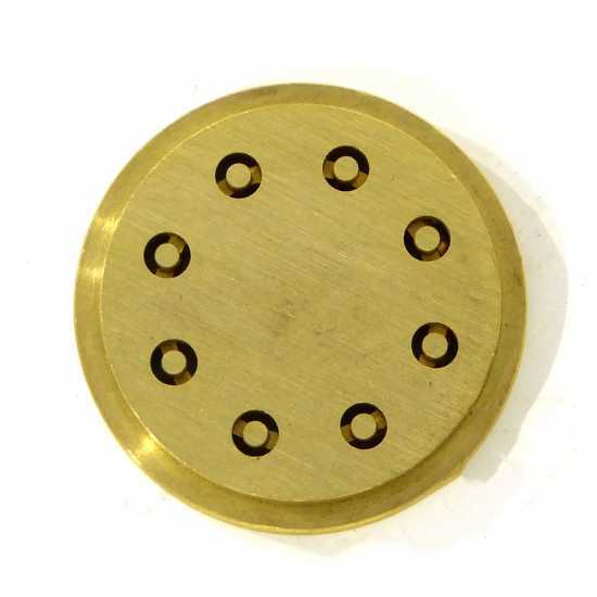 Brass Pasta Die for 5 mm MACCHERONCINI. Specific for New O.M.R.A. Pasta Makers