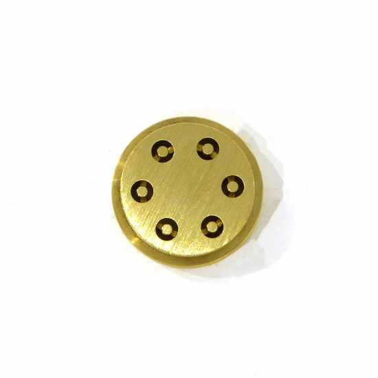 Brass Pasta Die for 5.5 MACCHERONCINI. Specific for Manual Pasta Extruder