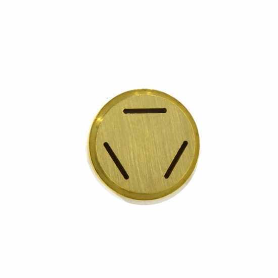 Brass Pasta Die specific for 13 mm PAPPARDELLE. Specific for manual Pasta Extruder