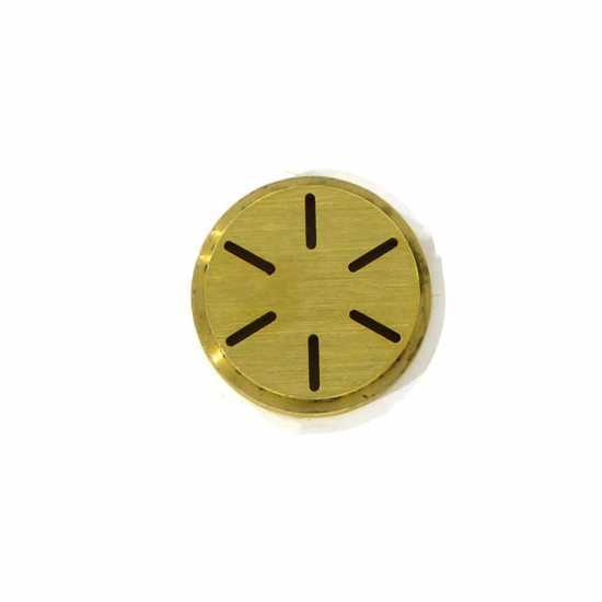 Brass Pasta Die-plate for 8 mm TAGLIATELLE. Specific for manual Pasta Extruder