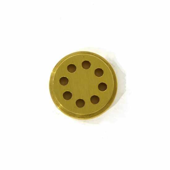 Brass Pasta Die for 4.5 PASSATELLI. Specific for manual Pasta Extruder