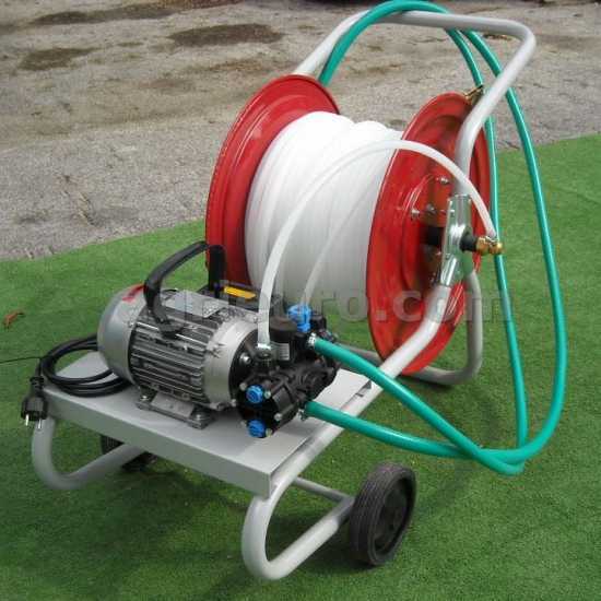 Comet MC 18 - Electric Sprayer Pump and Trolley Kit - Single-phase Motor