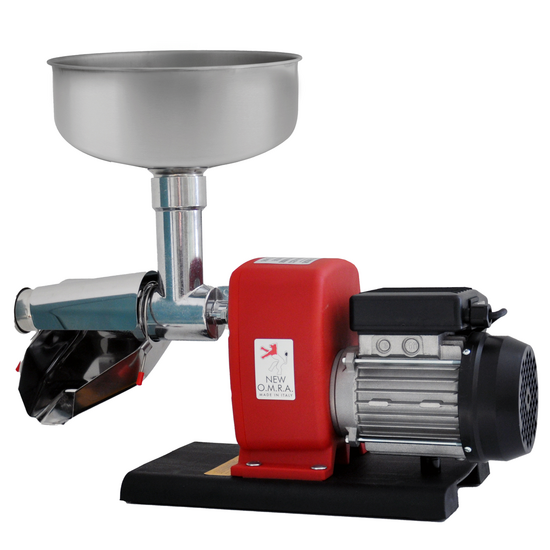 New O.M.R.A. New-Line 3 - Tomato Press with 400W Electric Motor - 220V