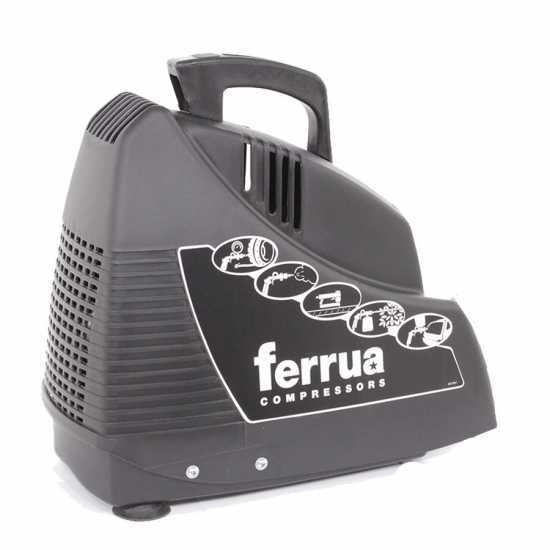 Ferrua Family - Compact Portable Electric Air Compressor - 1,5 Hp oilless Motor 