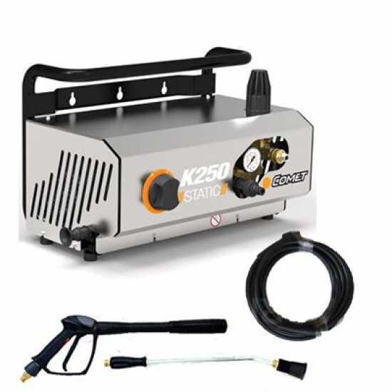 Comet K250 Static 12/130 M Electric Cold Water Pressure Washer - electric - wall-mounted