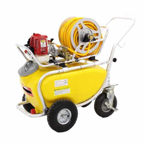 GeoTech SP 1050 2S ALU - Wheeled Petrol Sprayer Pump - 2-stroke Mixture