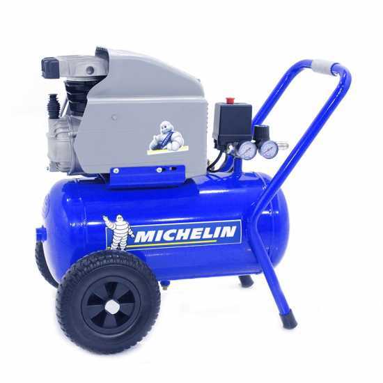 Michelin MCX 24 - Wheeled electric air compressor - 2 HP motor - 24 L air compressor