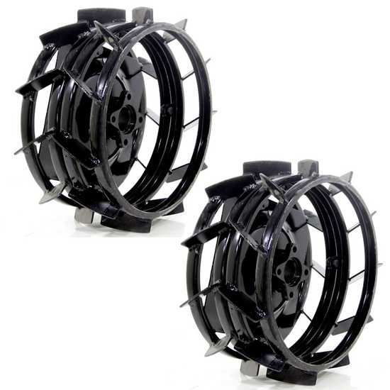 Pair of Double Iron Wheels 510x100+100