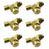6 pcs kit: anti-drip valves for jets - 1/4 MG - 1/4 GF joint