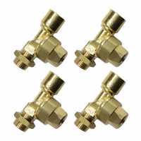 4 pcs kit: anti-drip valves for jets and sprayers - 3/8 MG - 3/8 GF joint