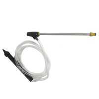 Sand-blasting lance for cold water pressure washers